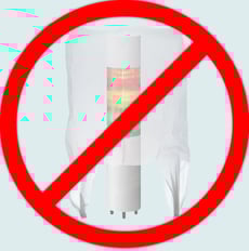 Stack Light with Plastic Bag